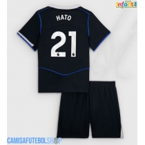 Camisa de time de futebol Chelsea Jorrel Hato #21 Replicas 3º Equipamento Infantil 2025-26 Manga Curta (+ Calças curtas)